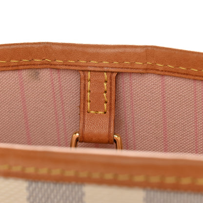 Louis Vuitton Damier Azur Neo Neverfull MM Rose Ballerine 14 of 15