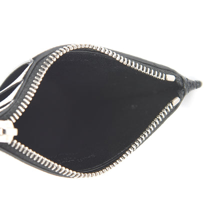 Saint Laurent Grained Calfskin 5 Fragments Zip Pouch Card Holder Black 5 of 8