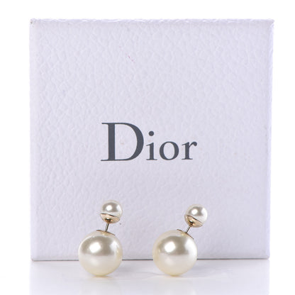 Christian Dior Pearl Mise En Dior Tribal Earrings 5 of 5