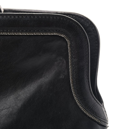 Chanel Lambskin East West Soho Shopper Black 10 of 16