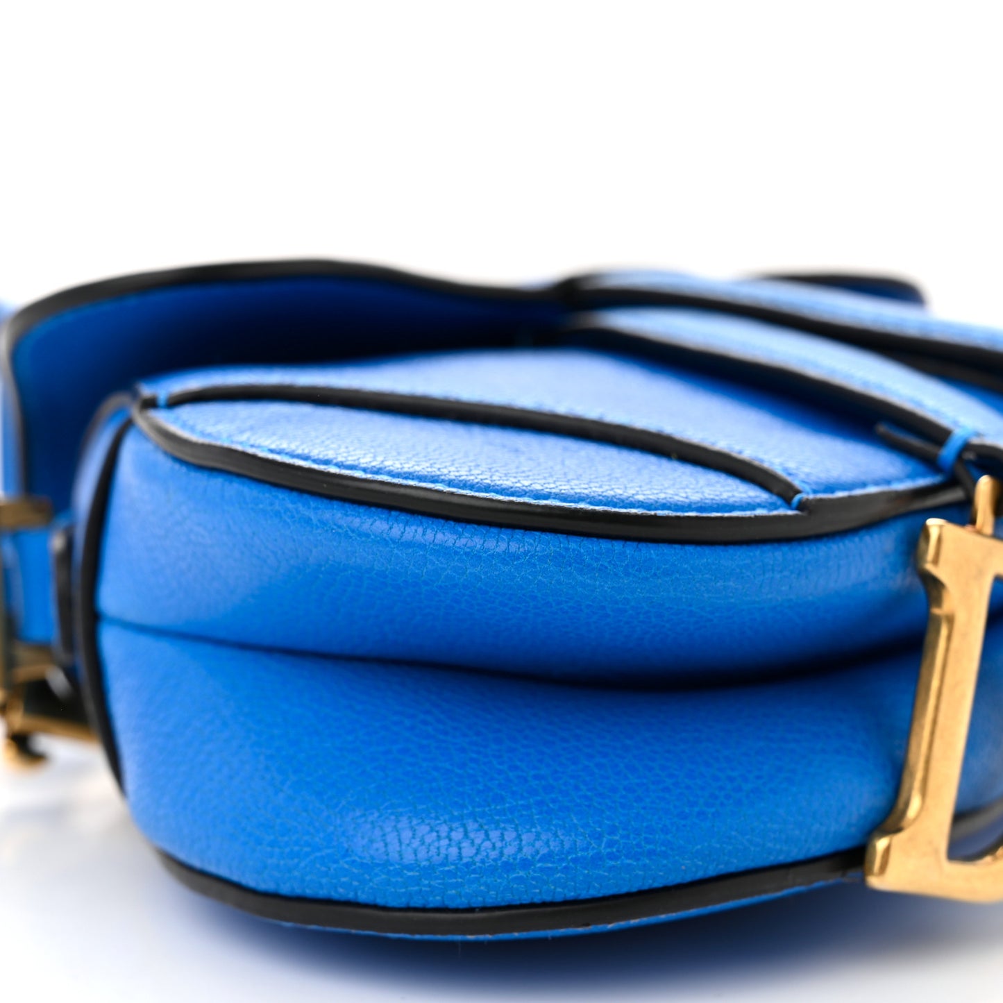 Micro Saddle Bag With Strap Blue