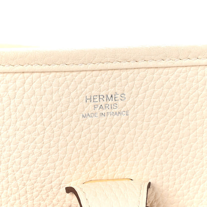 Hermes Taurillon Clemence Evelyne III PM Nata 6 of 11