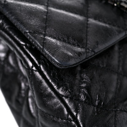 Chanel Metallic Aged Calfskin Quilted 2.55 Reissue 227 Flap So Black 16 of 20