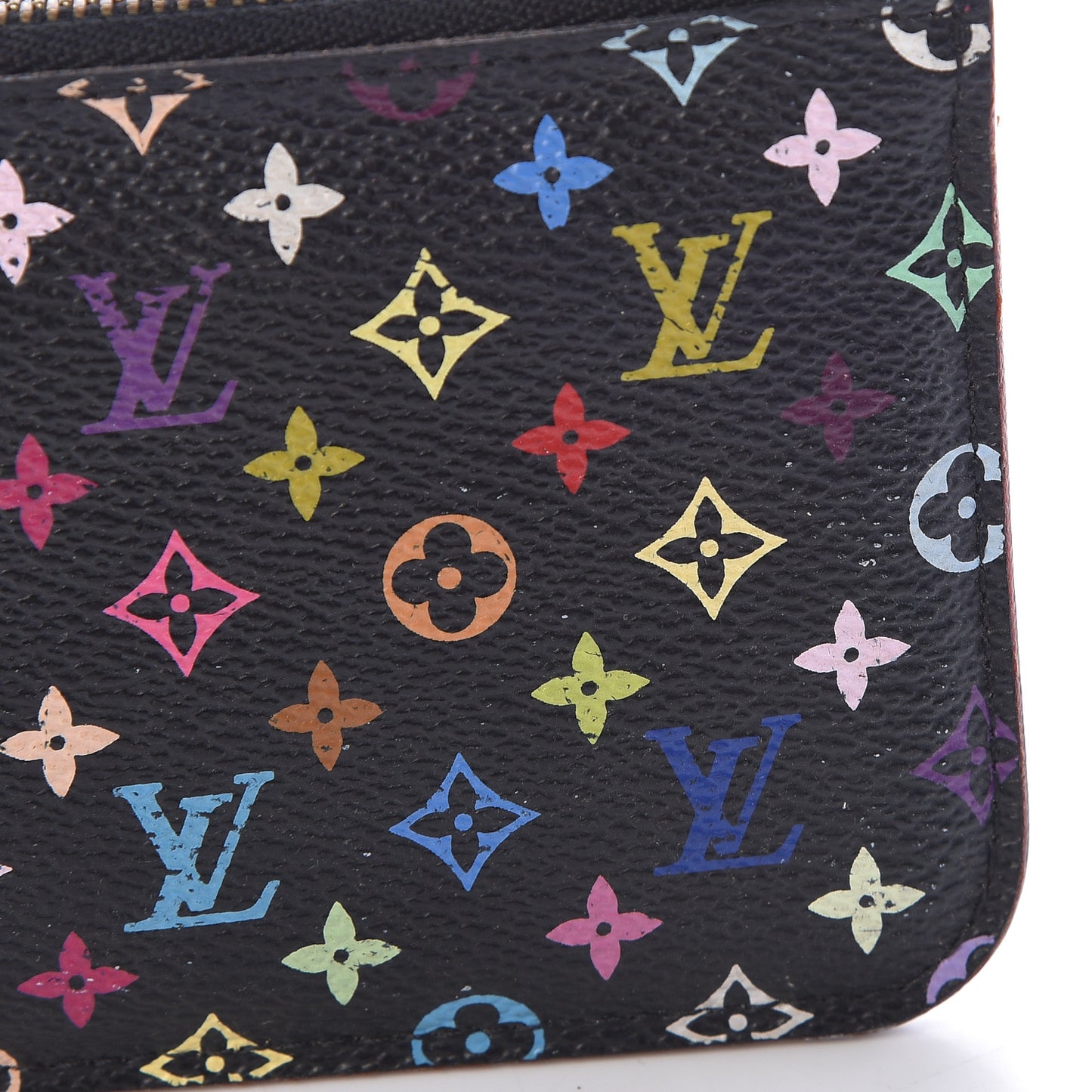 Monogram Multicolor Key Pouch Black Grenade