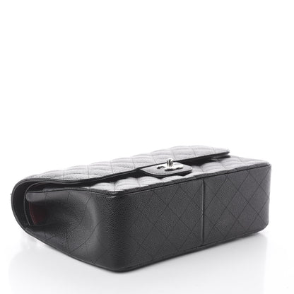 Chanel Caviar Quilted Jumbo Double Flap Black 3 of 9