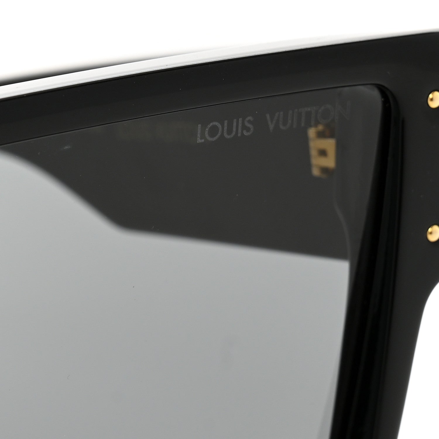 Louis Vuitton Acetate Swarovski Crystal Cyclone Sunglasses Z1578W Black 7 of 8