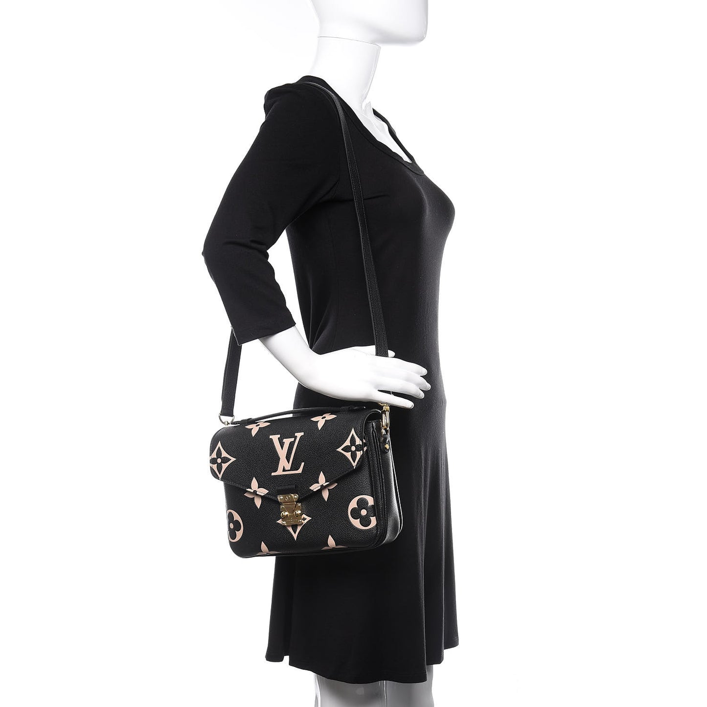 Empreinte Monogram Giant Pochette Metis Black Beige
