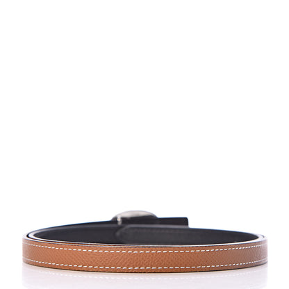 Hermes Epsom Swift 13mm Athena Belt 80 Gold Black 3 of 9