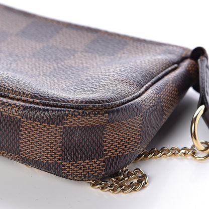 Louis Vuitton Damier Ebene Mini Pochette Accessories 9 of 9