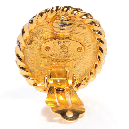 Chanel Pearl Clip On Earrings Gold 4 of 4