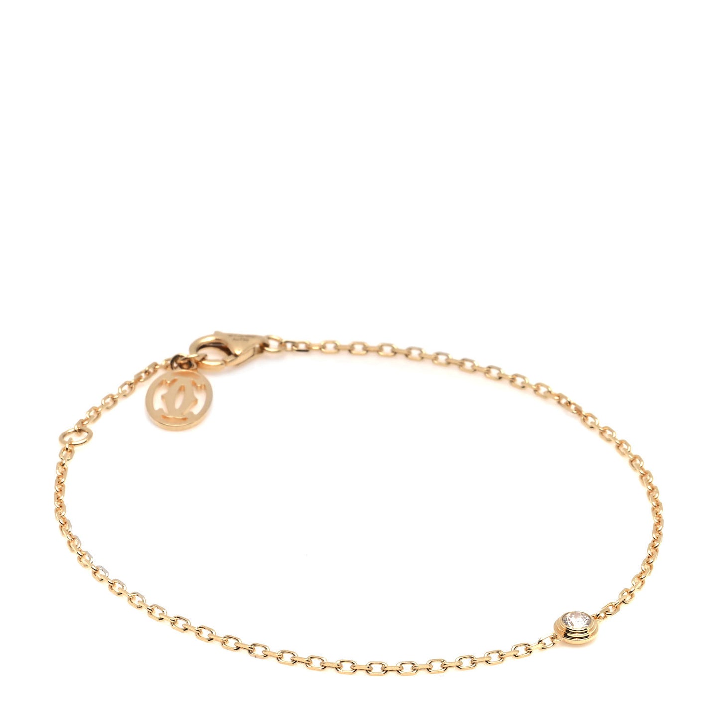 18K Yellow Gold Diamond SM D'Amour Bracelet