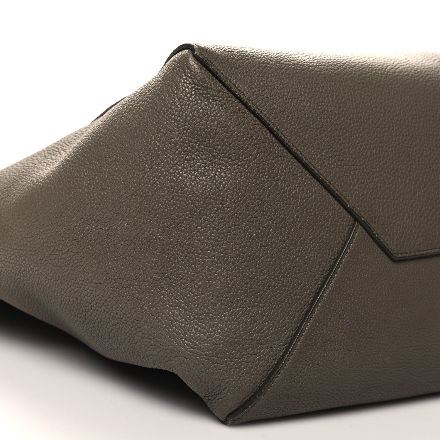 Celine Soft Grained Calfskin Small Belt Cabas Phantom Taupe 8 of 10