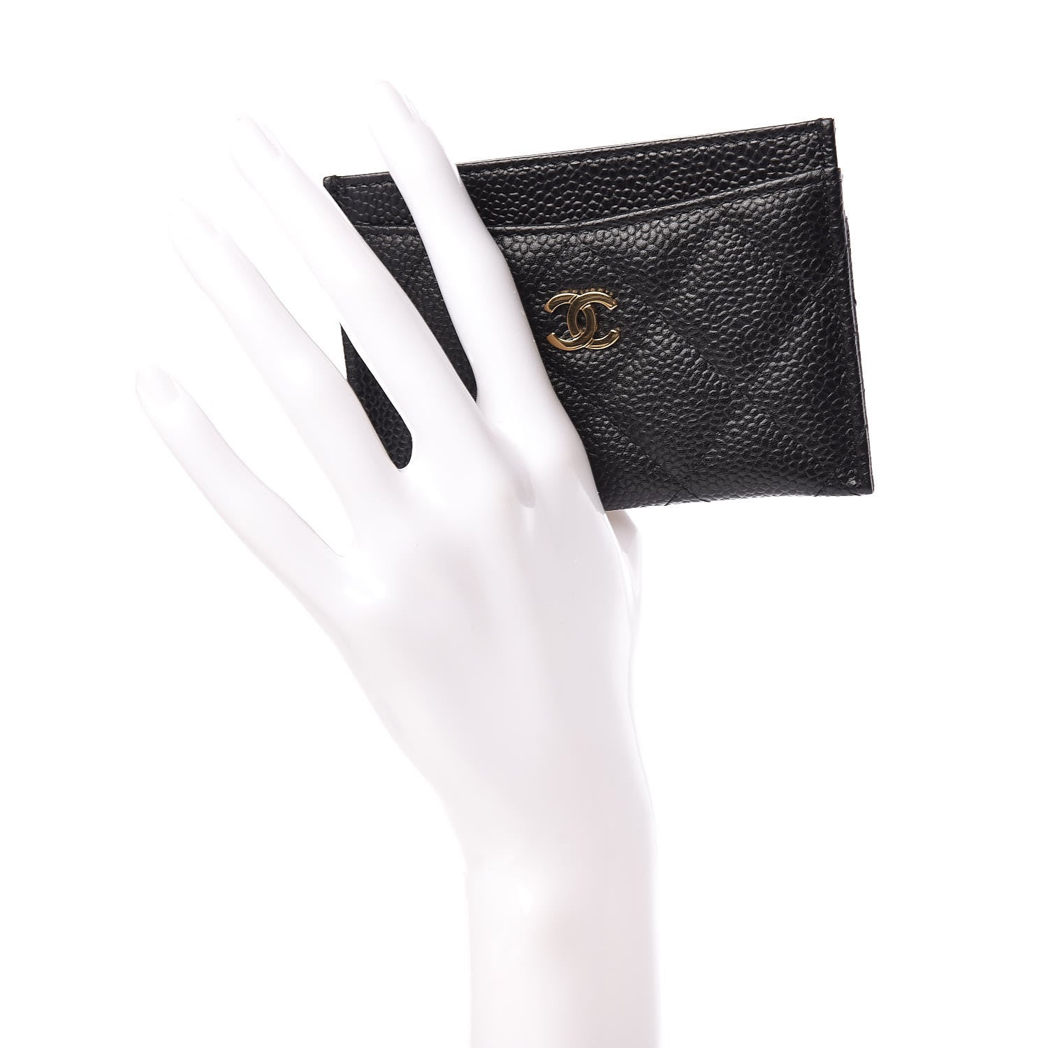 Chanel Caviar Quilted Card Holder Black 2 of 9