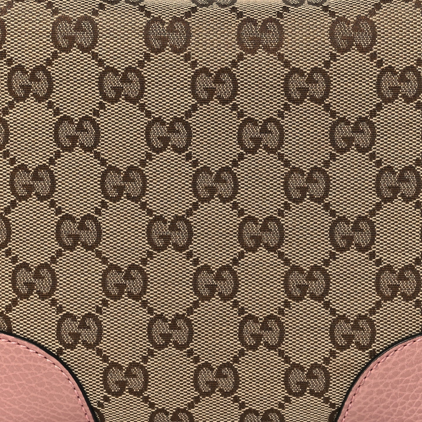 Monogram Mini Bree Messenger Bag Beige Soft Pink