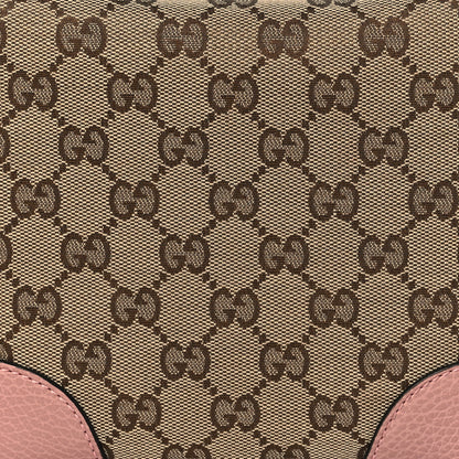 Gucci Monogram Mini Bree Messenger Bag Beige Soft Pink 9 of 12