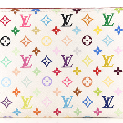 Louis Vuitton Monogram Multicolor Insolite Wallet White Litchi 10 of 10