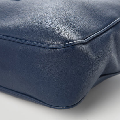 Saint Laurent Calfskin Monogram Small Lou Camera Bag Blue 5 of 9