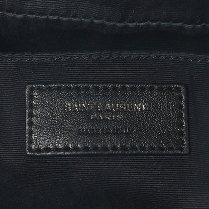 Saint Laurent Calfskin Matelasse Monogram Lou Camera Bag Black 6 of 9