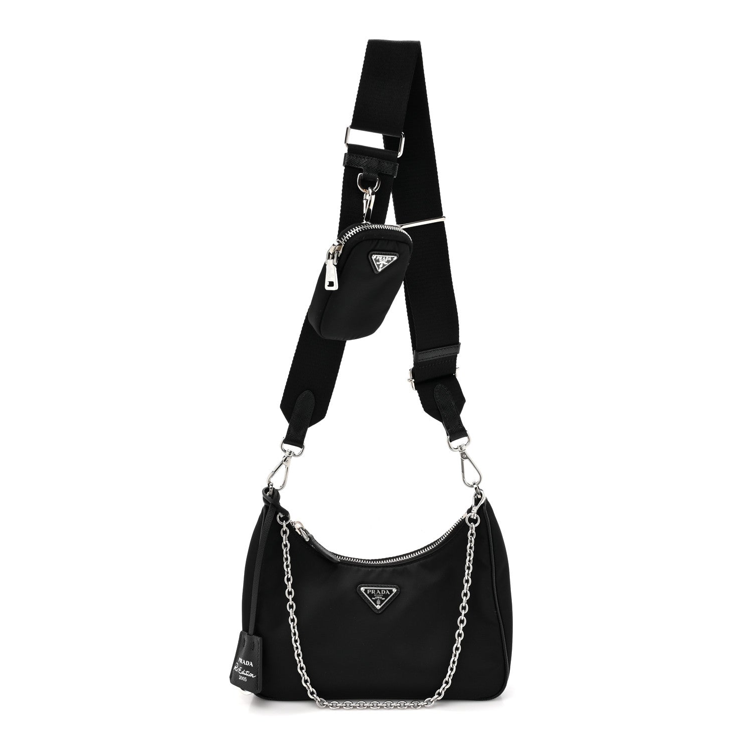 Prada Nylon Re-Edition 2005 Shoulder Bag Black 1 of 9