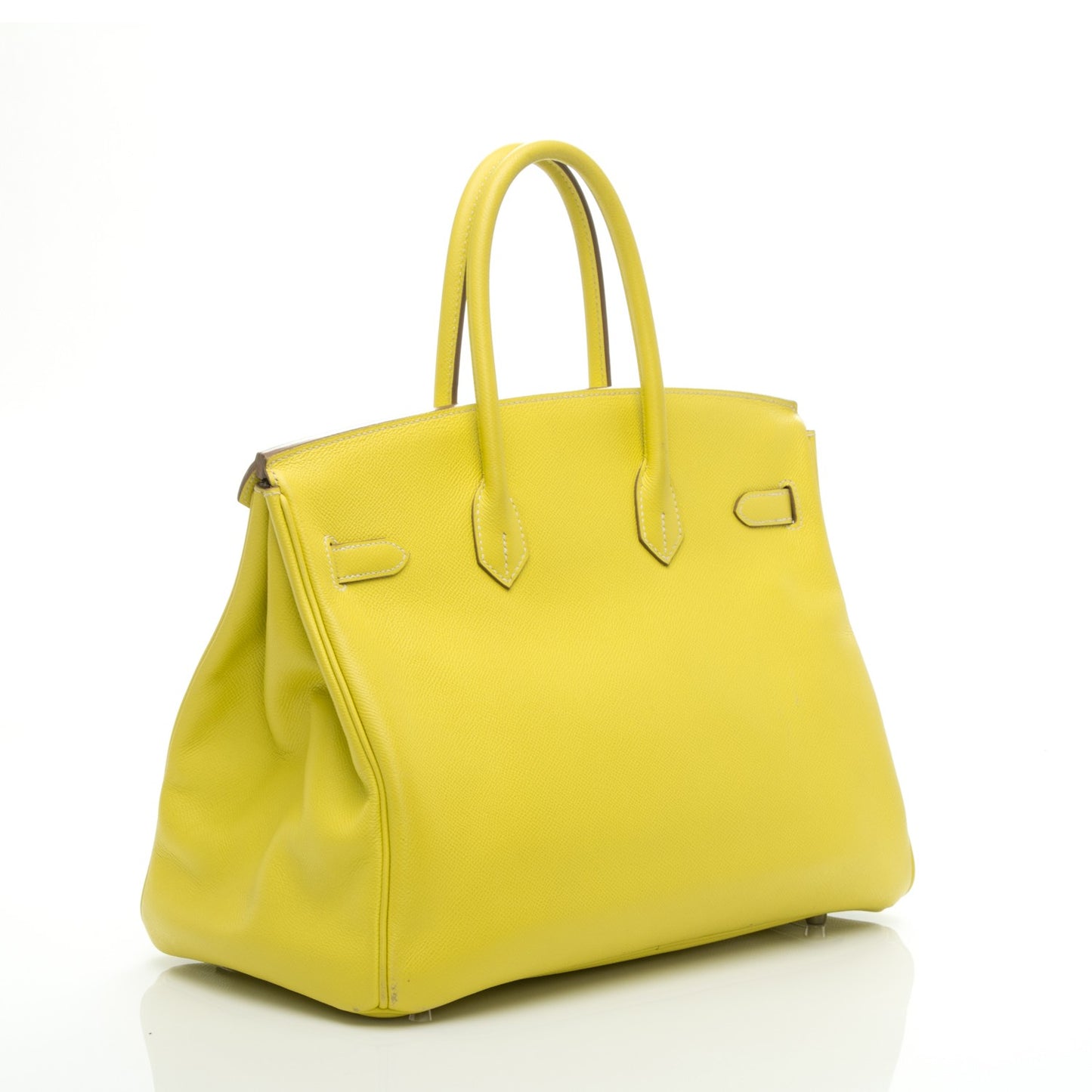 Epsom Candy Birkin 35 Lime Gris Perle