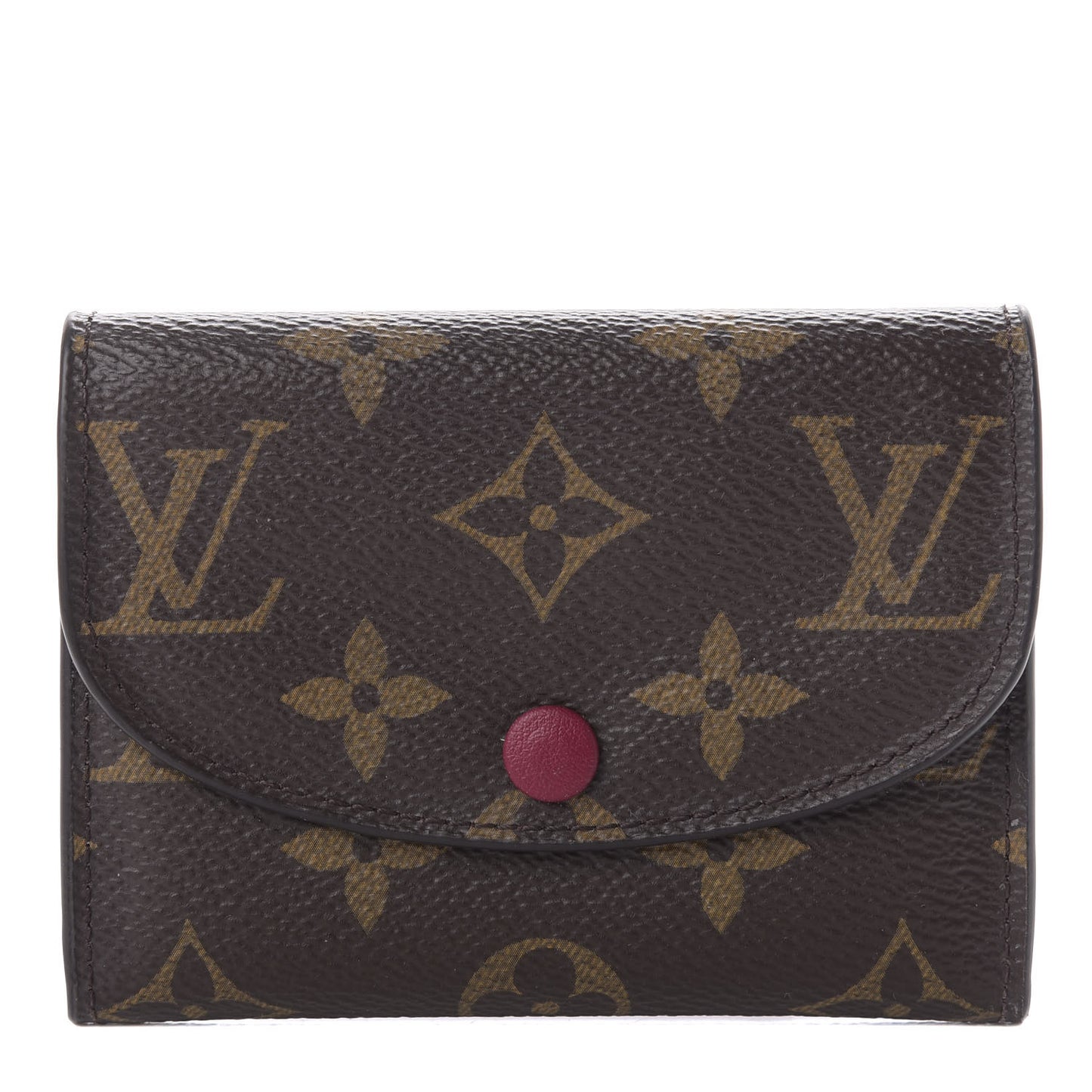 Monogram Rosalie Coin Purse Fuchsia