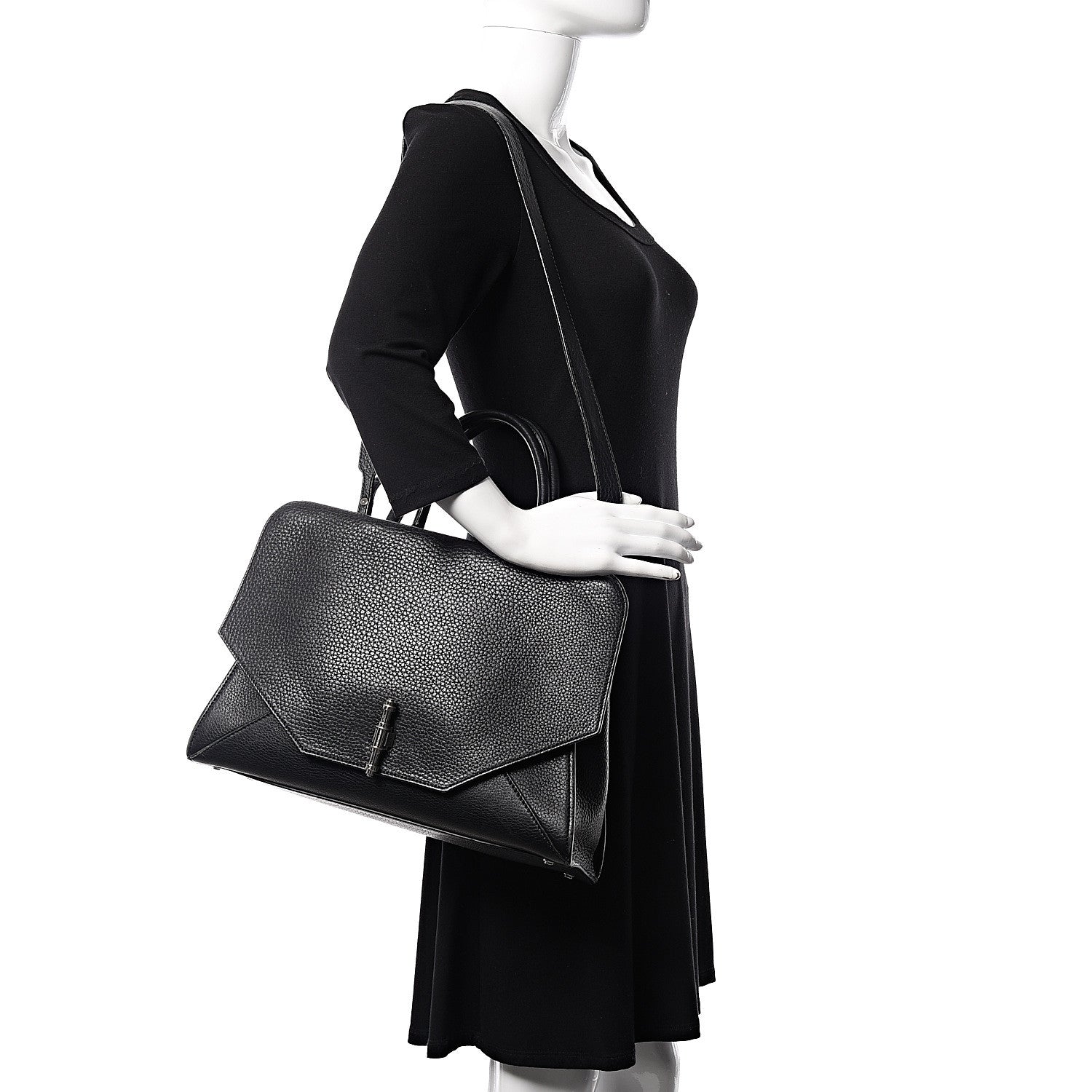 Givenchy Bullhide Medium Obsedia Satchel Black 2 of 17