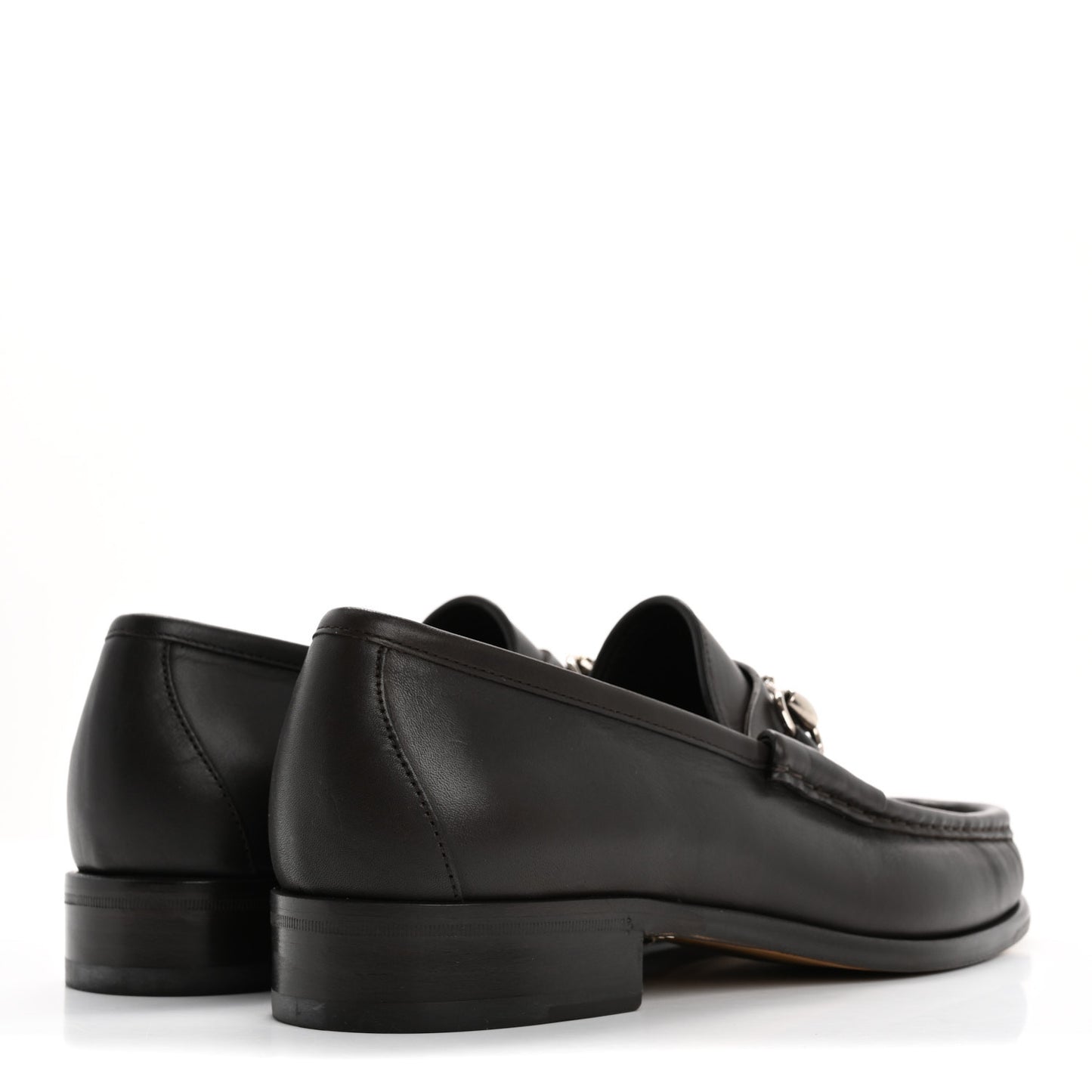 Calfskin Mens 1953 Horsebit Loafers 8 Marrone