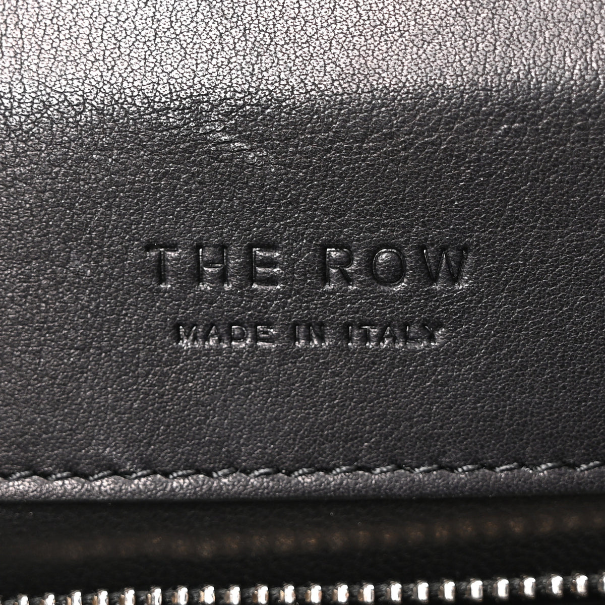 The Row Smooth Calfskin Peggy Bag Black 6 of 9