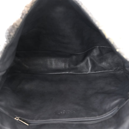 Chanel Snakeskin Twisted Maxi Flap Grey 5 of 10