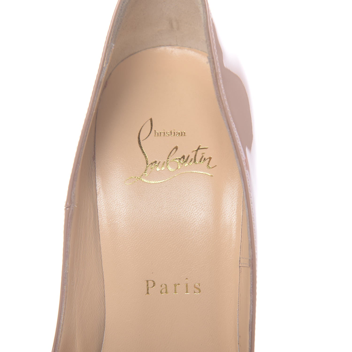 Christian Louboutin Patent So Kate 120 Pumps 37 Nude 6 of 8
