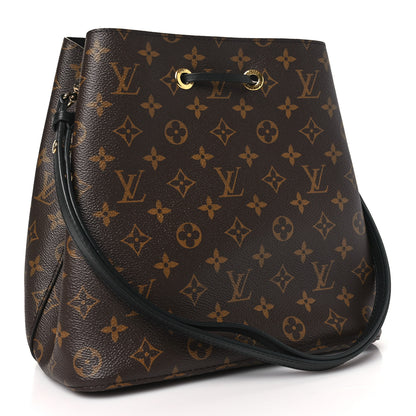 Louis Vuitton Monogram Neonoe MM Black 3 of 9