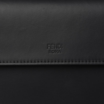 Fendi Vitello Century Opaco F is Fendi Kan I Shoulder Bag Black 9 of 14