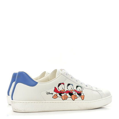 Gucci X DISNEY Calfskin Miro Soft Donald Duck Mens Ace Sneakers 9 White Bright Splash 5 of 13