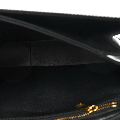 Celine Shiny Calfskin Medium Triomphe Black 5 of 10