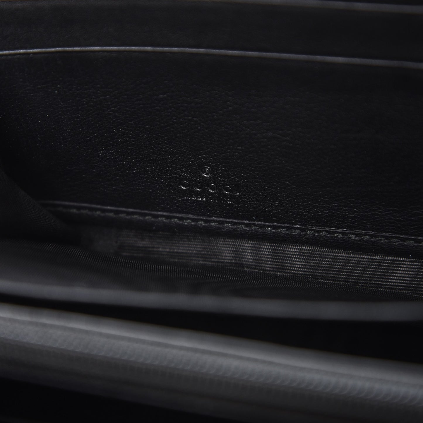 GG Supreme Monogram Arabesque Zip Around Wallet Black