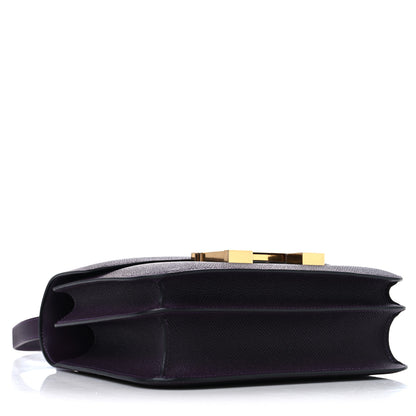 Hermes Epsom Constance 24 Raisin 4 of 11