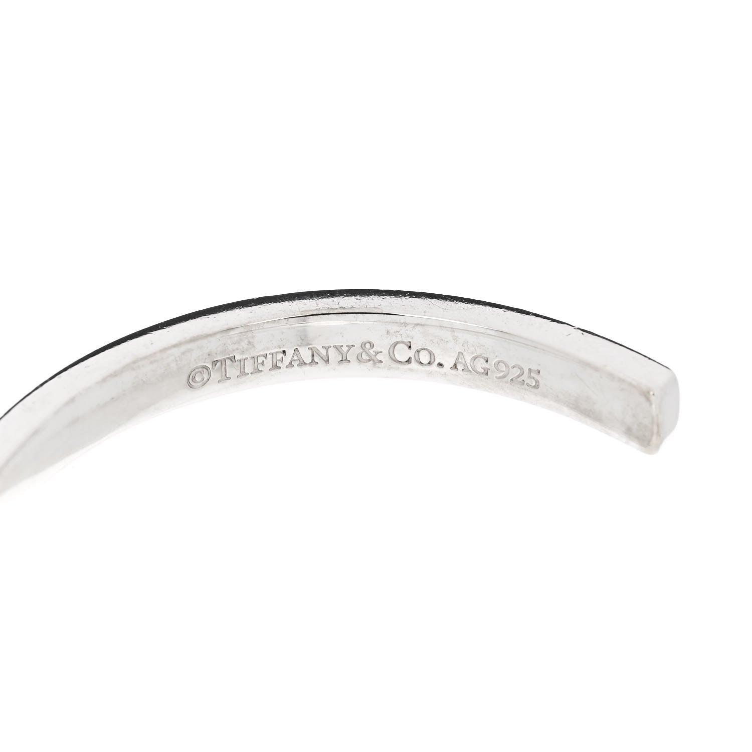 Tiffany Sterling Silver Narrow 1837 Cuff Bracelet 3 of 3