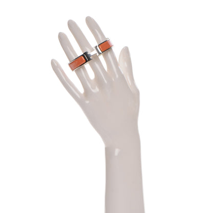Hermes Enamel Narrow Clic Clac H Bracelet PM Mango 2 of 5
