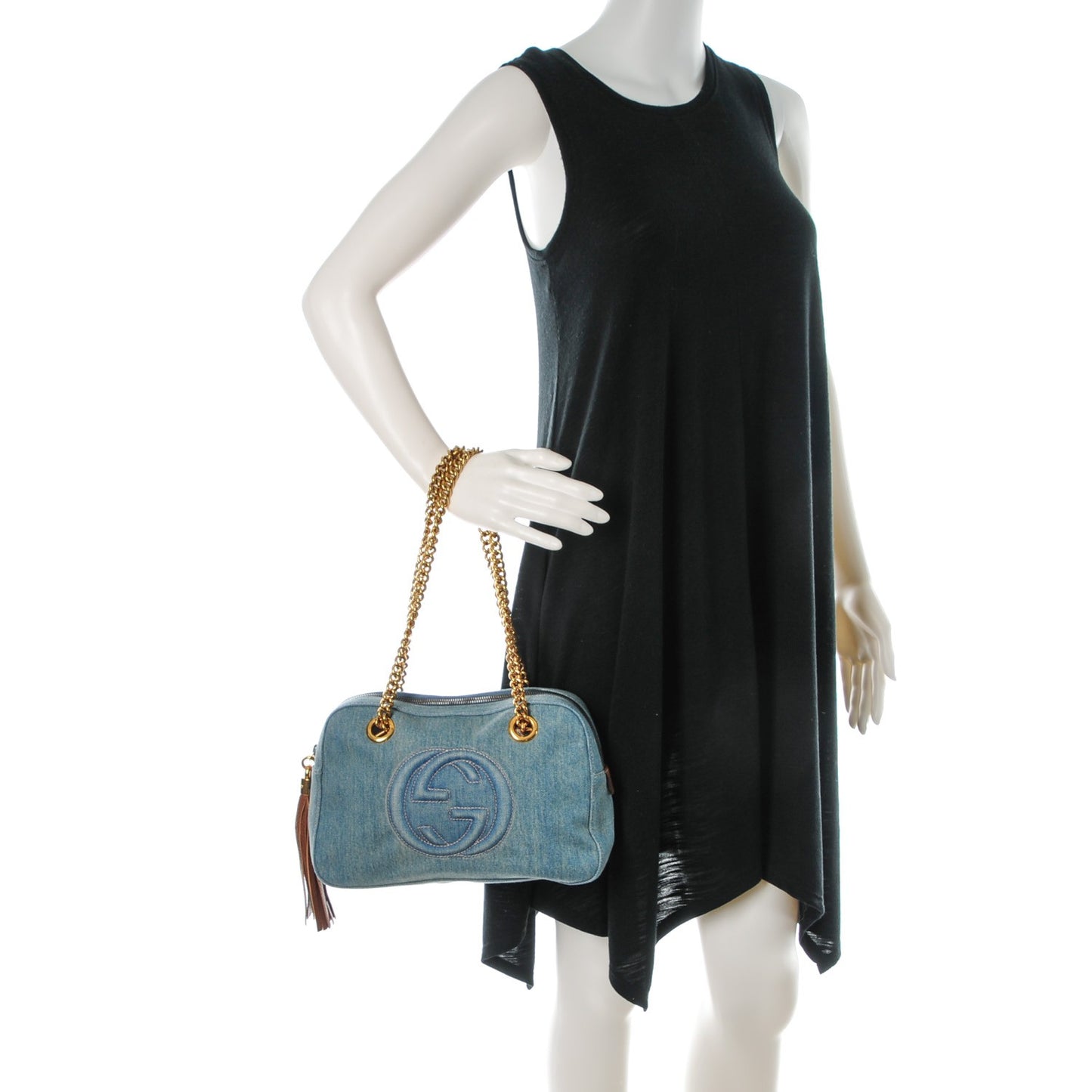 Denim Small Soho Bowler Blue