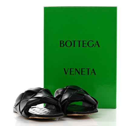 Bottega Veneta Nappa Maxi Intrecciato Lido Flat Sandals 35 Black 15 of 15