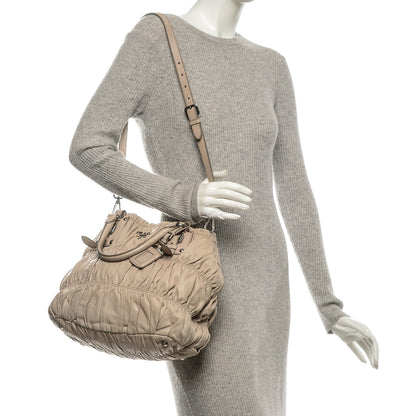 Prada Nappa Gaufre Tote Pomice 2 of 10