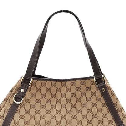 Gucci Monogram Medium Abbey Shoulder Bag Dark Brown 4 of 10