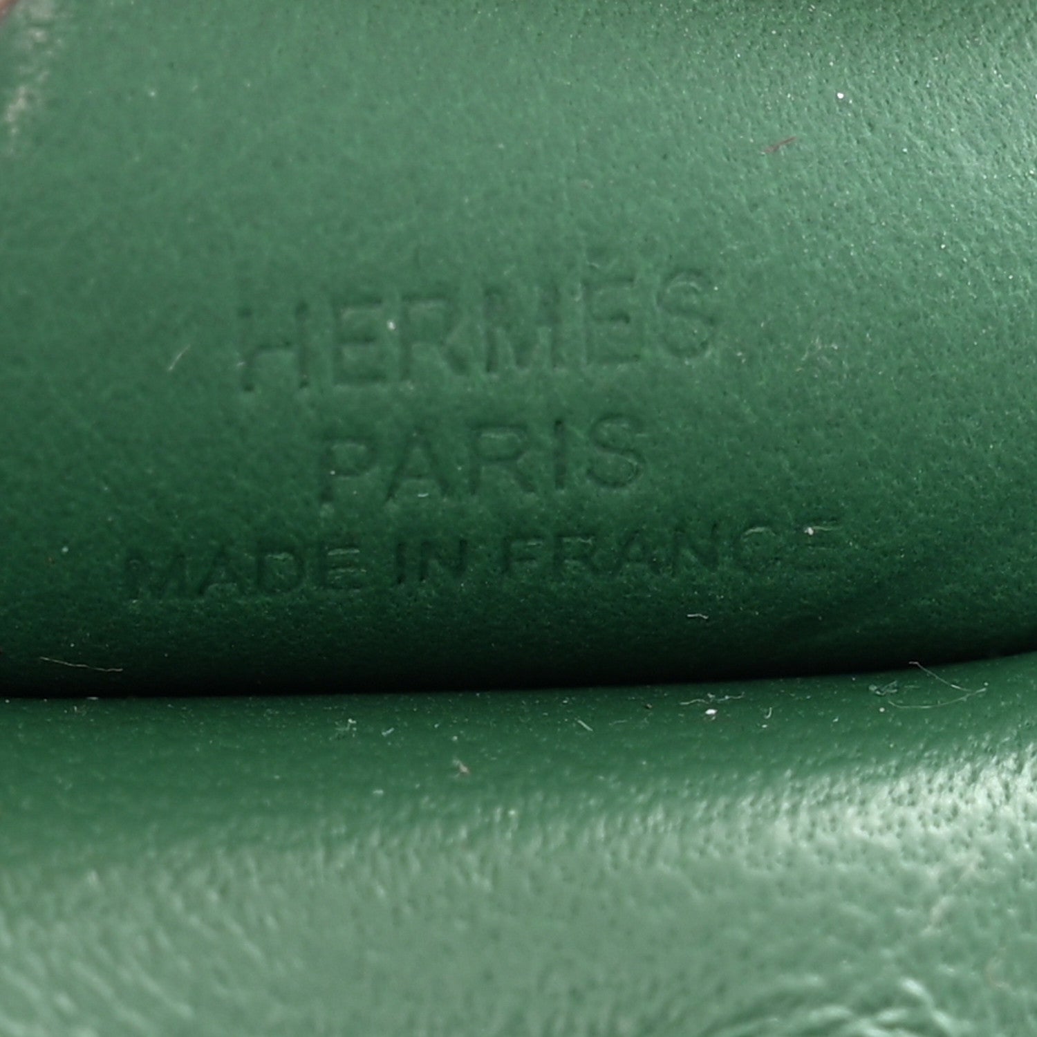 Hermes Milo Lambskin Grigri Rodeo Pegase Horse Bag Charm PM Vert Moyen 3 of 5
