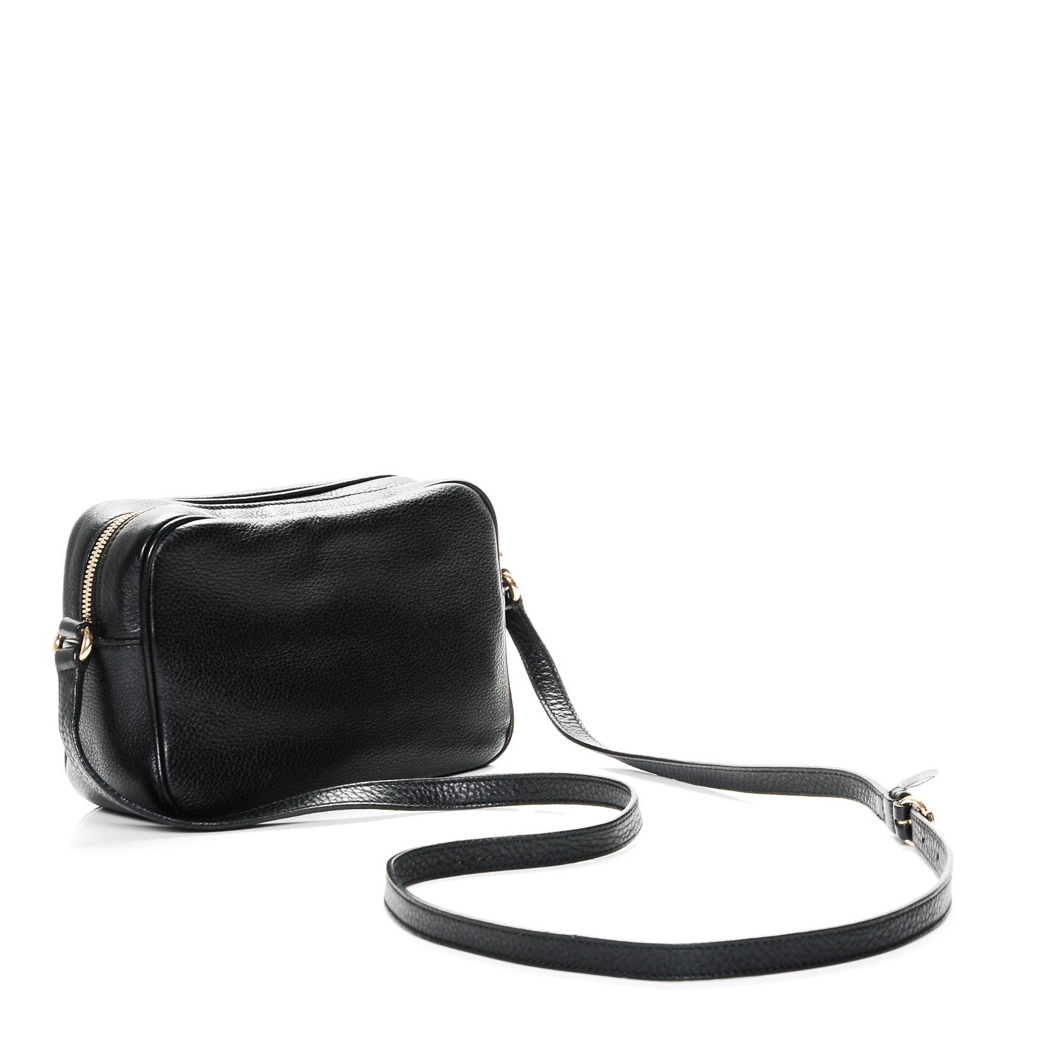 Gucci Pebbled Calfskin Small Soho Disco Bag Black 3 of 7