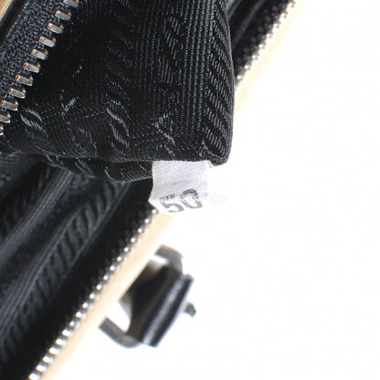 Prada Tessuto Nylon Leather Travel Tote Lino Black 7 of 7