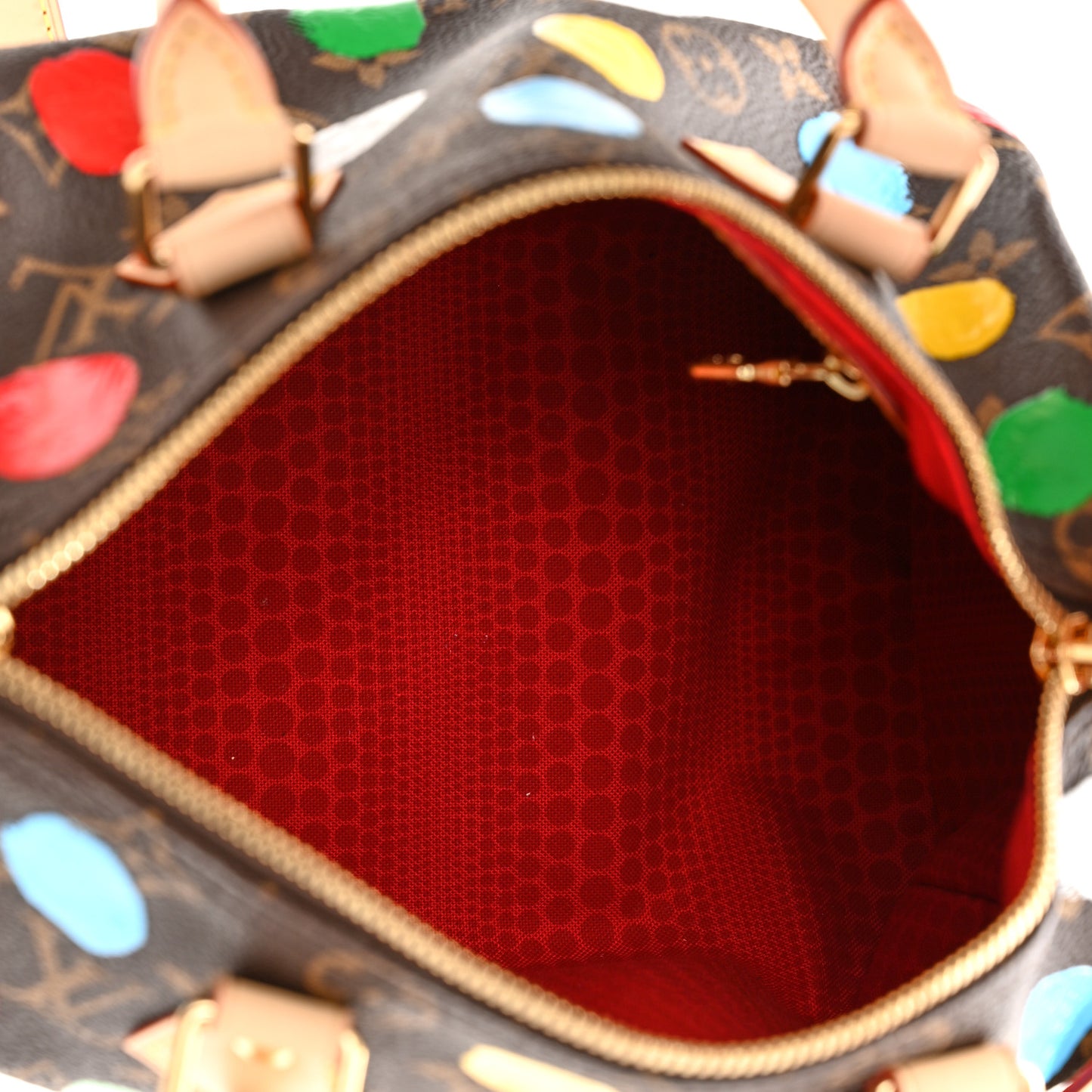 LV X YK Monogram Speedy Bandouliere 25 Multicolor