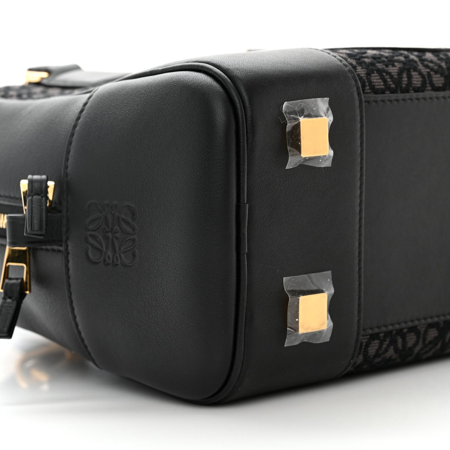 X SPIRITED AWAY Jacquard Calfskin No Face Amazona 19 Anthracite