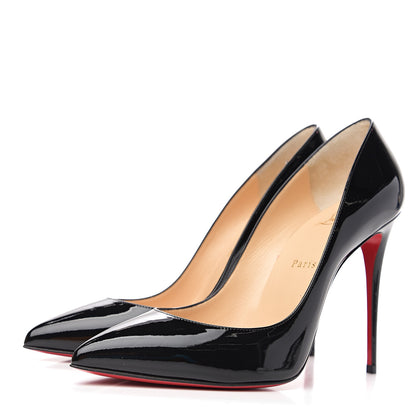 Christian Louboutin Patent Pigalle Follies 100 Pumps 40 Black 3 of 9