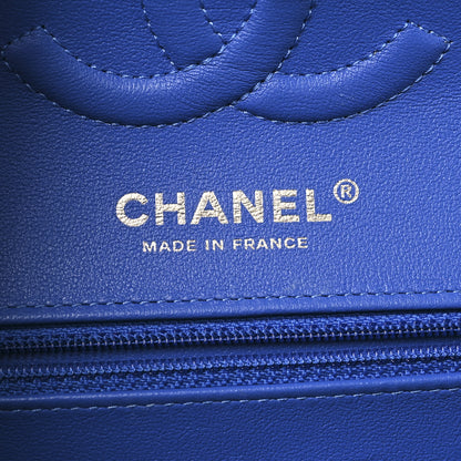 Chanel Calfskin Quilted Medium Rainbow Double Flap Multicolor 6 of 12