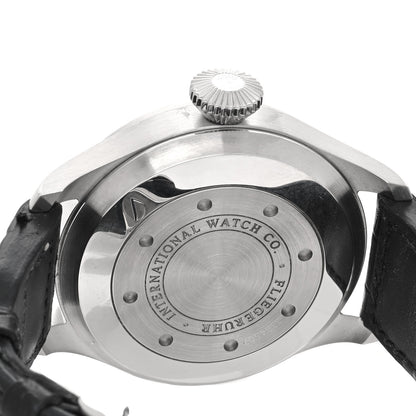 IWC Stainless Steel Alligator 46mm Big Pilot 7 Days Automatic Watch Black IW500401 4 of 4
